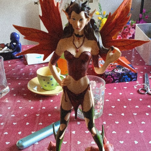 Statuetta fata fantasy - , alata