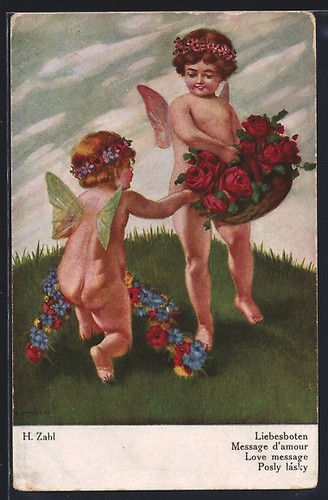 Cartolina artista numero - cartolina, d'artista