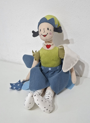 Peluche fata con ali 40 - peluche, cm