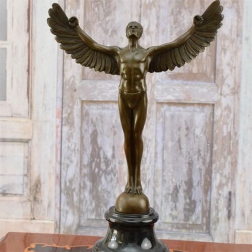 Statua scultura bronzo icaro - scultura,
